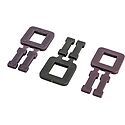 Boucle PVC pour feuillard plastique et textile Boucle PVC pour feuillard plastique et textile